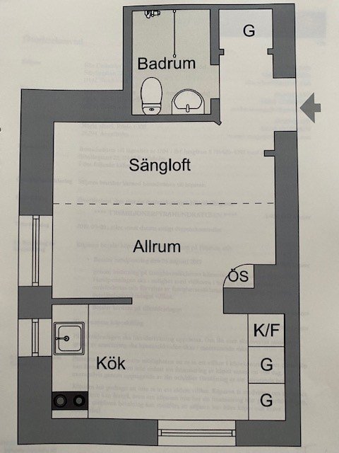 1.5 rum och kök, Östermalm, 14 900 kr/mån, bild 2