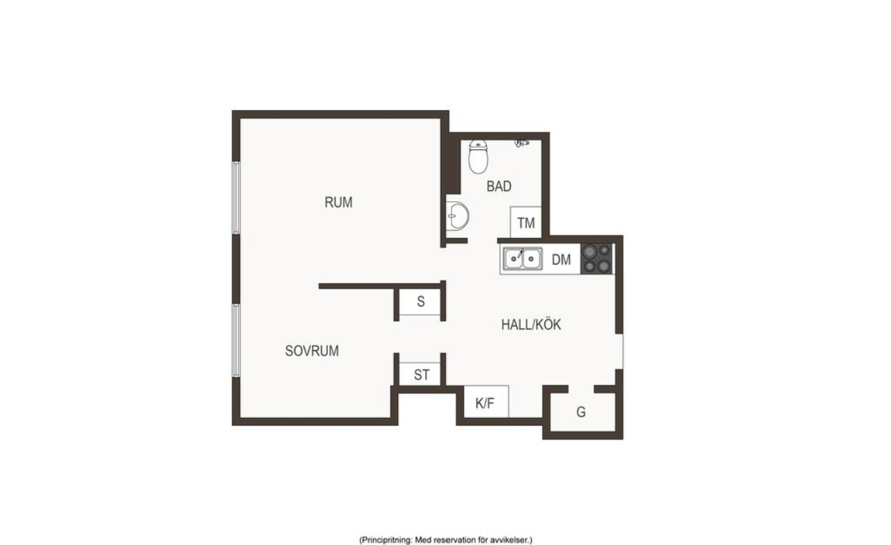 2 rok · 35 m² i Stockholm – bild 2