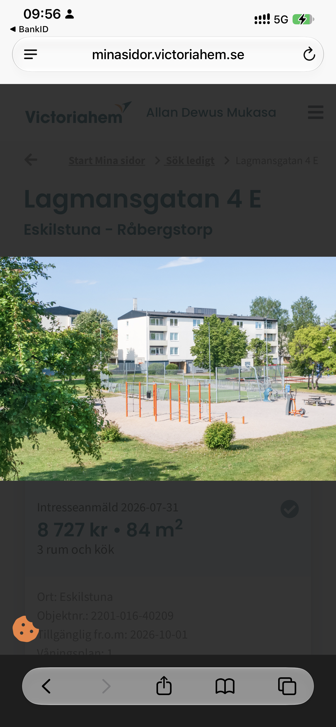 Lägenhet, 3 rooms, 84 sqm, Eskilstuna