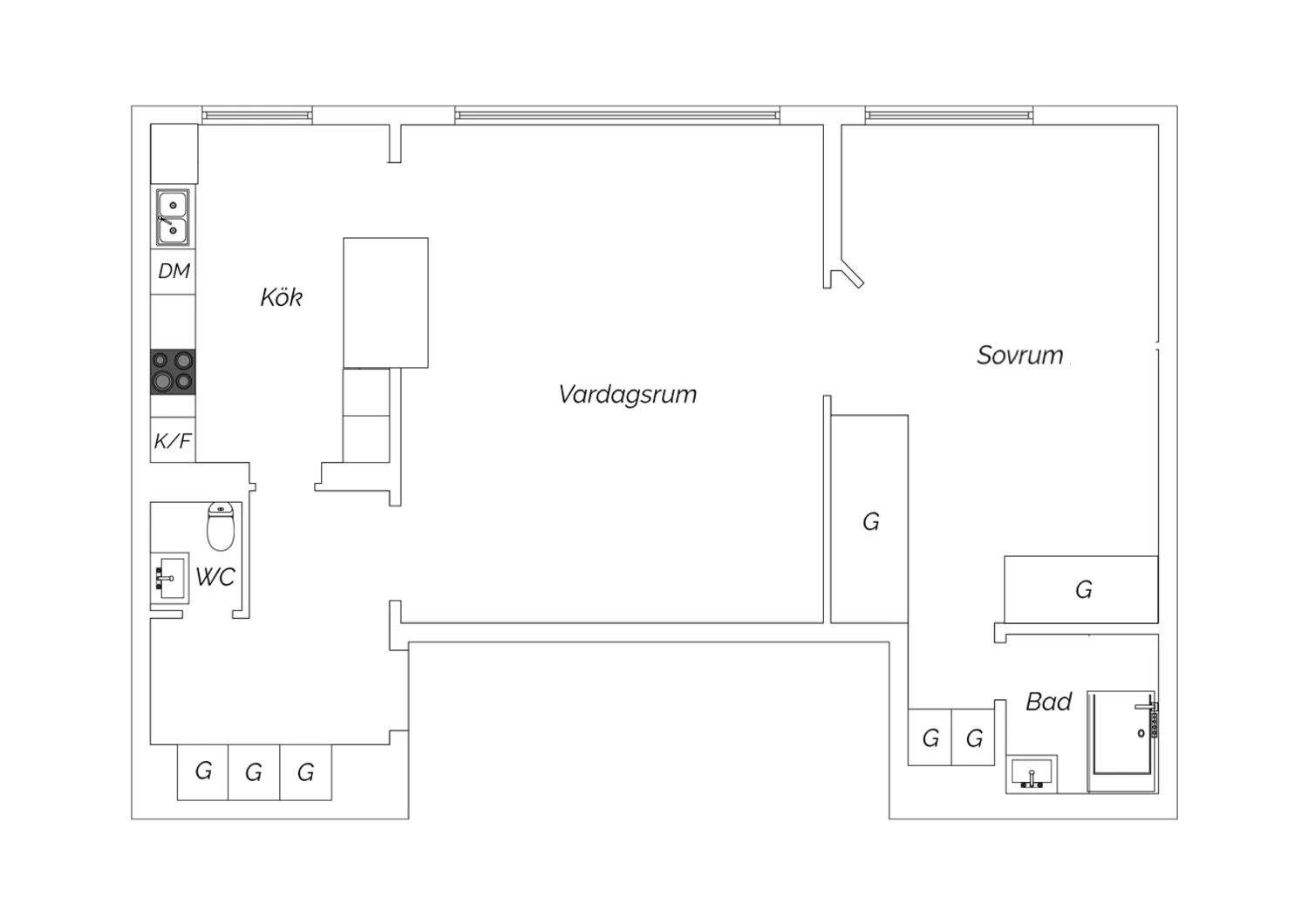 2 rok · 72 m² i Stockholm – bild 10