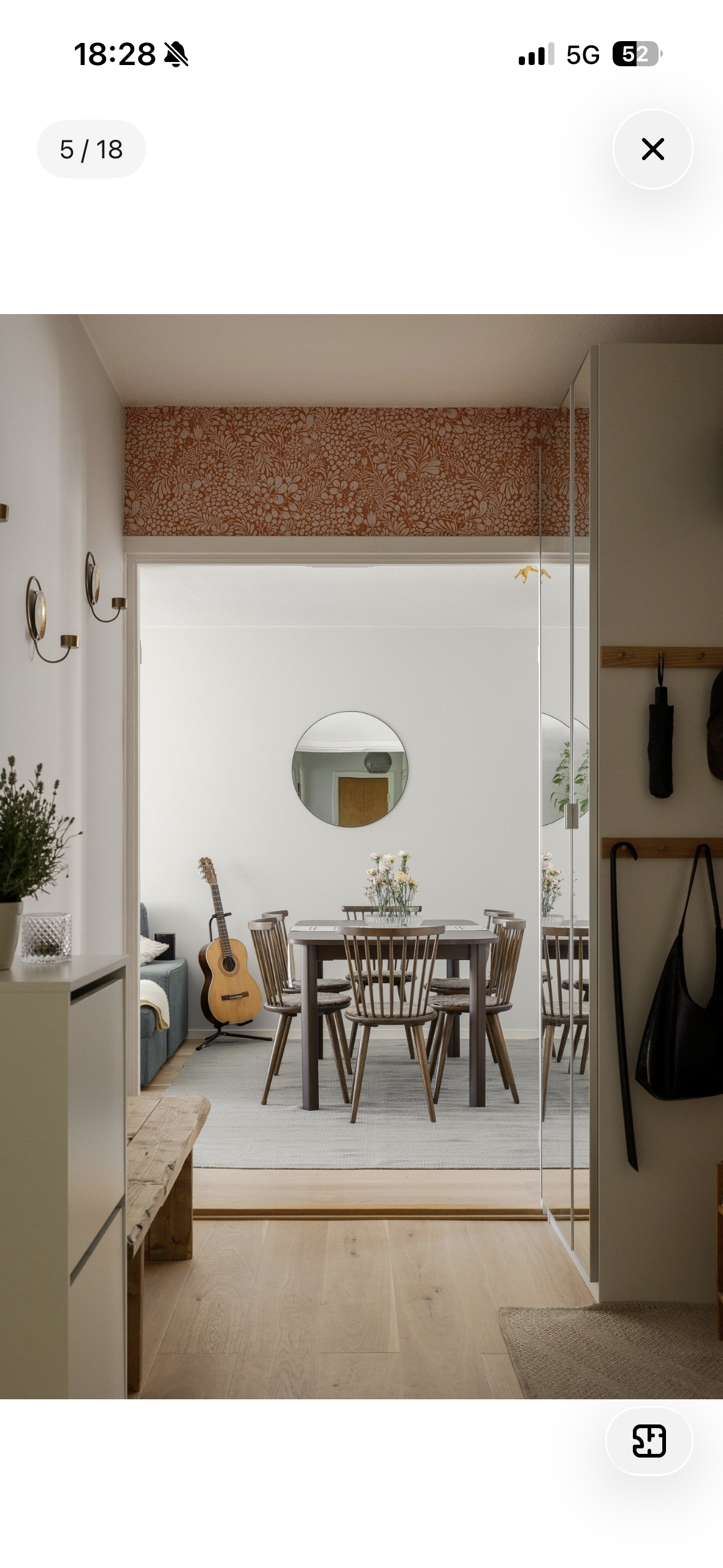 Lägenhet, 2 rooms, 52 sqm, Växjö
