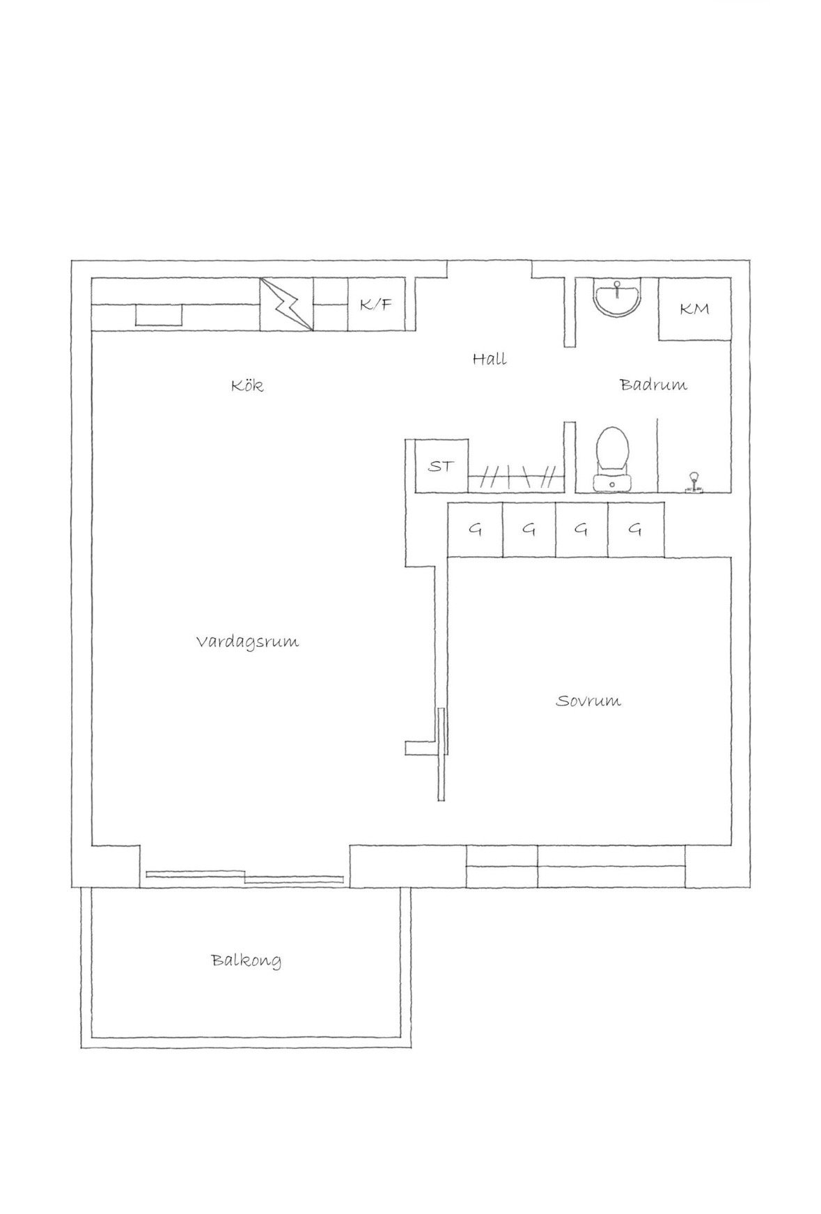 2 rok · 45 m² i Uppsala – bild 13