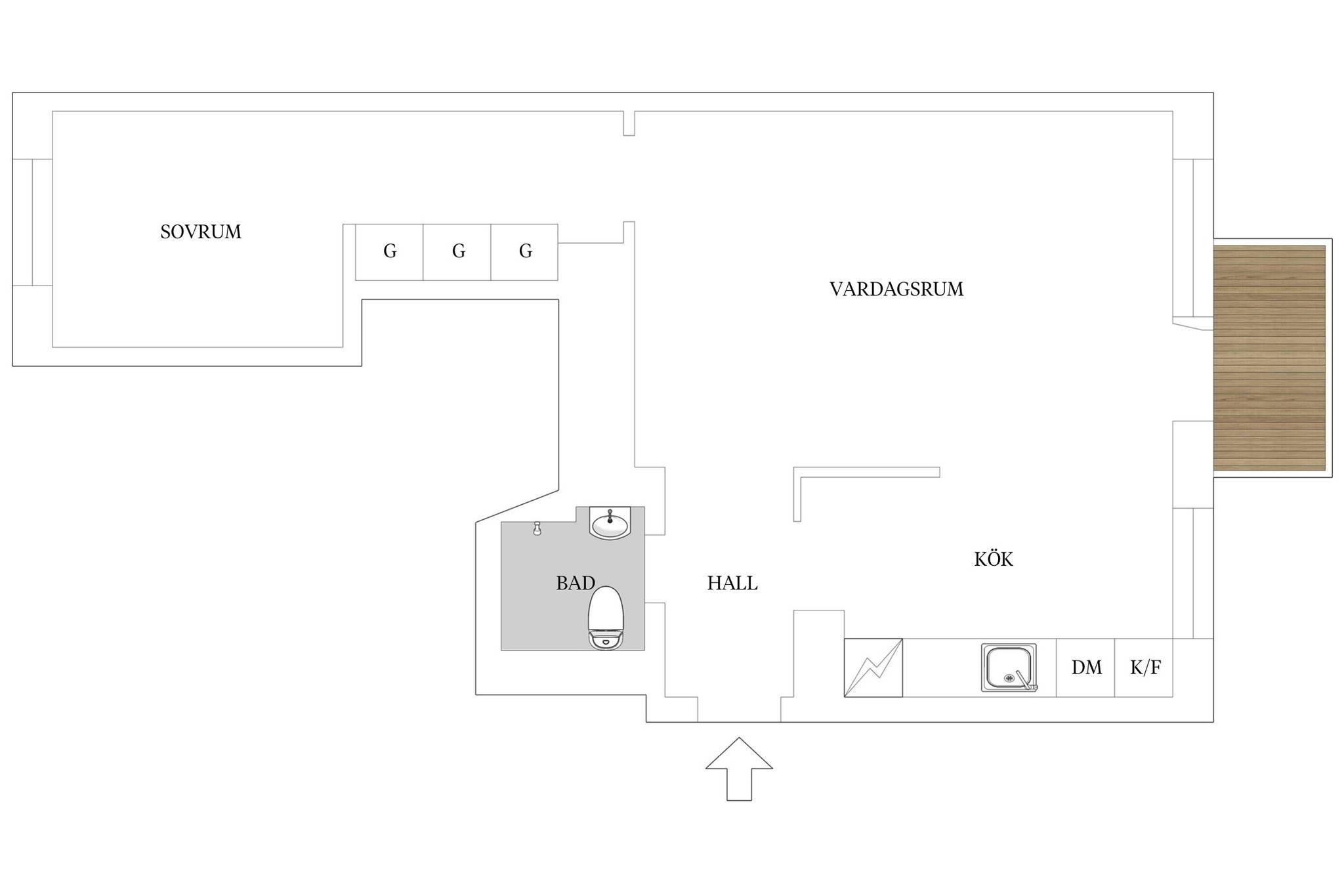 2 rok · 47 m² i Malmö – bild 8