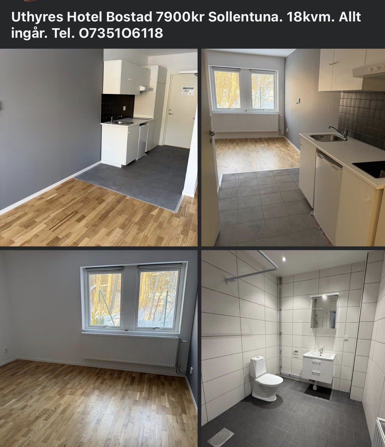 1 rok · 18 m² i Sollentuna – bild 3