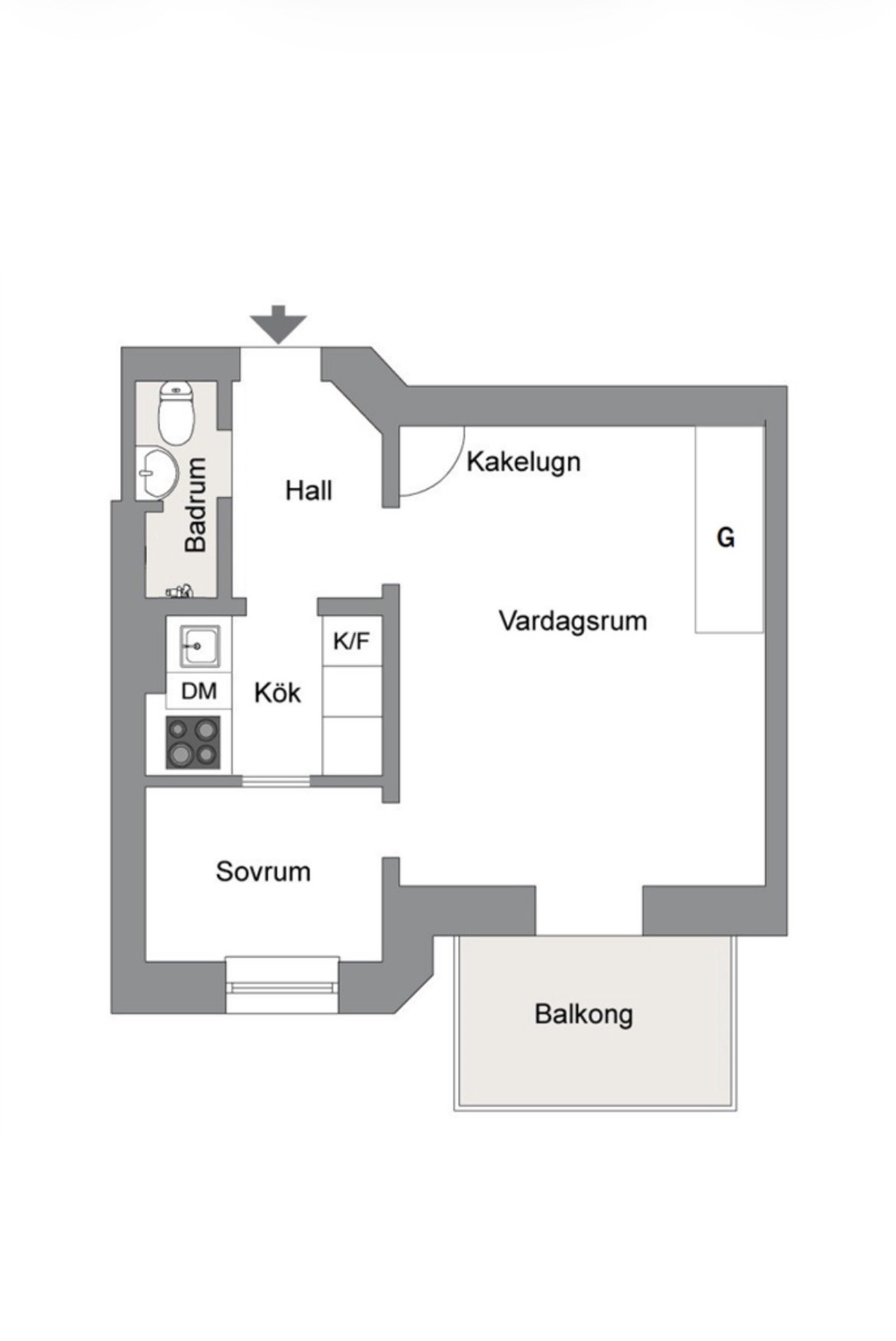 2 rok · 32 m² i Stockholm – bild 8