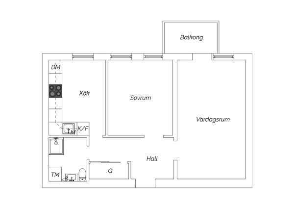2 rok · 52 m² i Johanneshov – bild 12