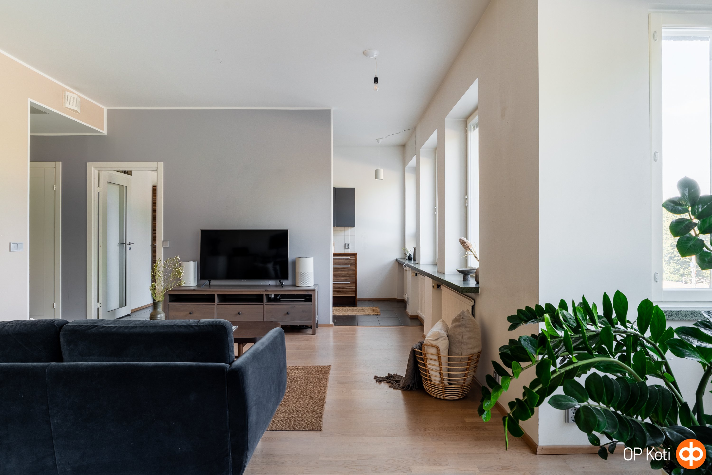 Avara, valoisa 76,5 m² kaksio Töölössä | Puistonäkymä Töölönlahdelle 1