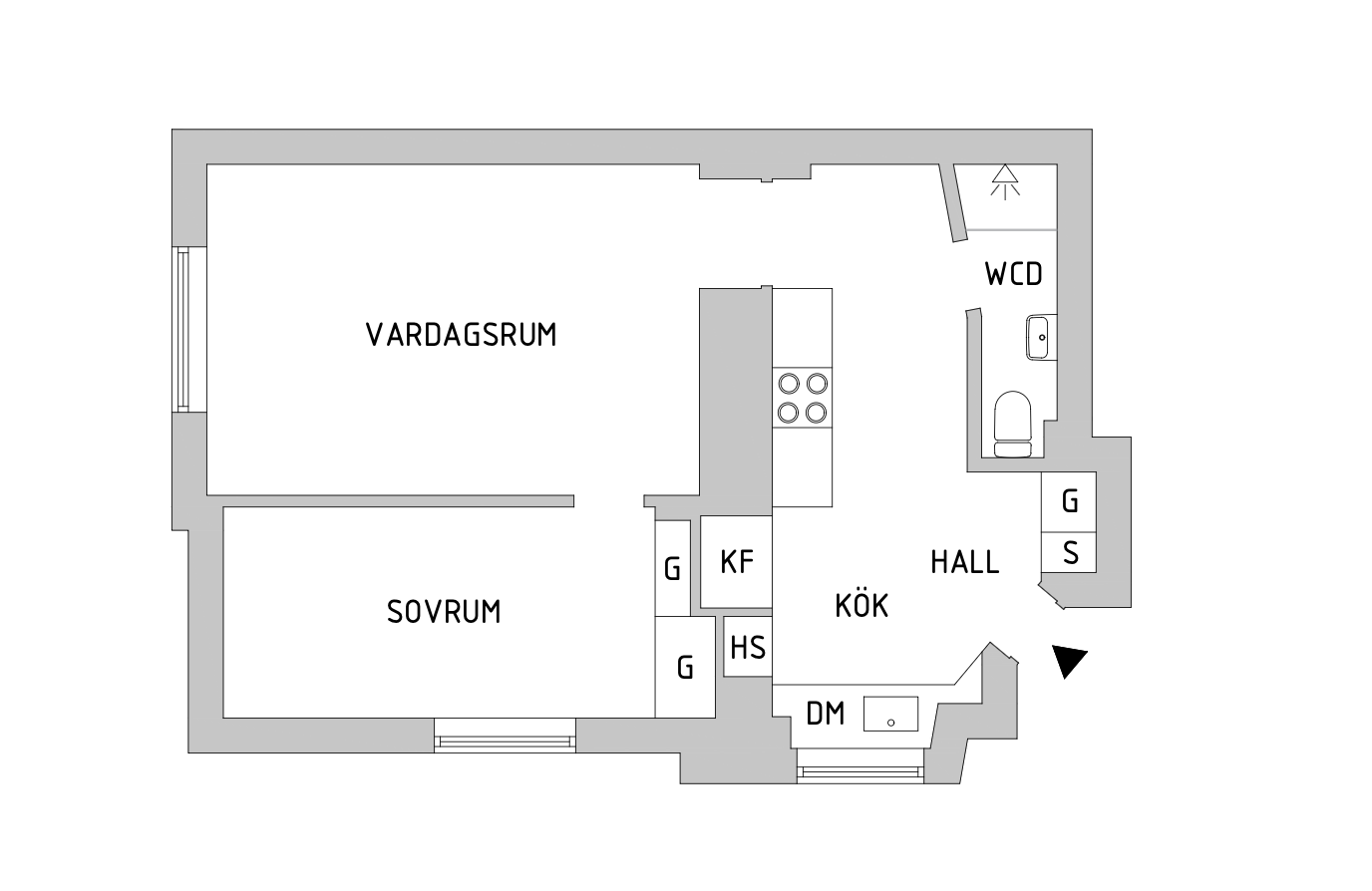 2 rok · 46 m² i Stockholm – bild 9