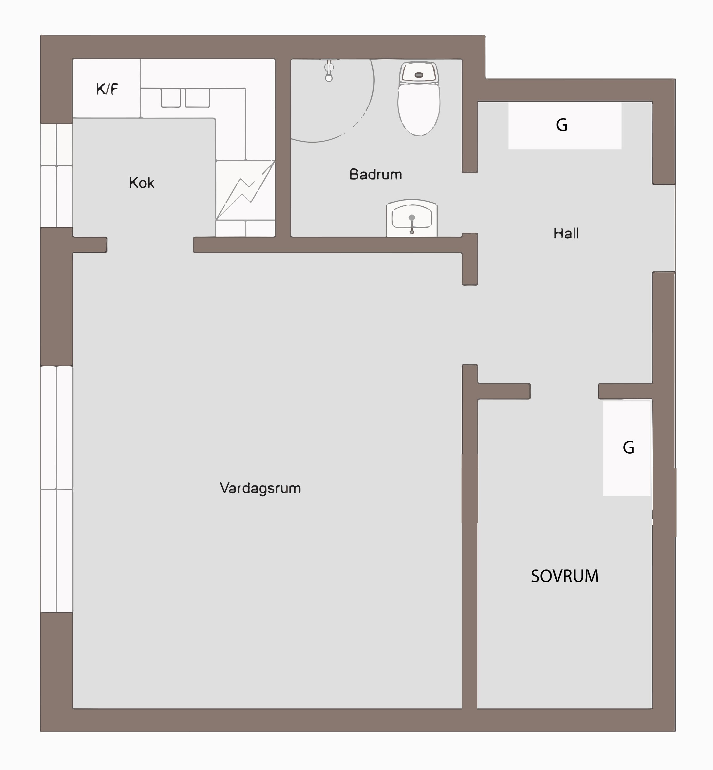 2 rok · 32 m² i Eskilstuna – bild 4
