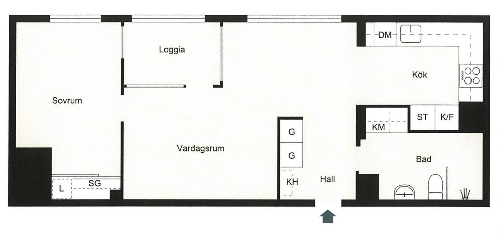 2 rok · 52 m² i Kista – bild 10