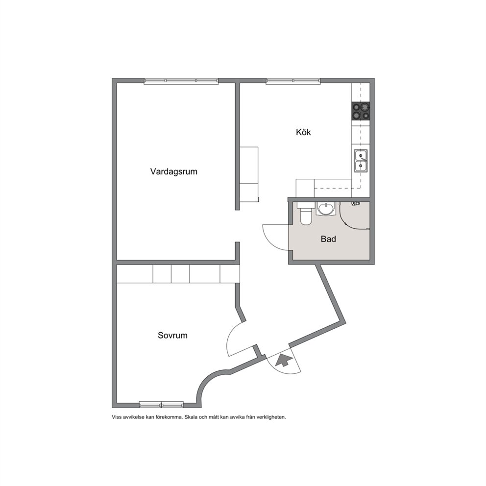 Lägenhet, 2 rooms, 60 sqm, Halmstad