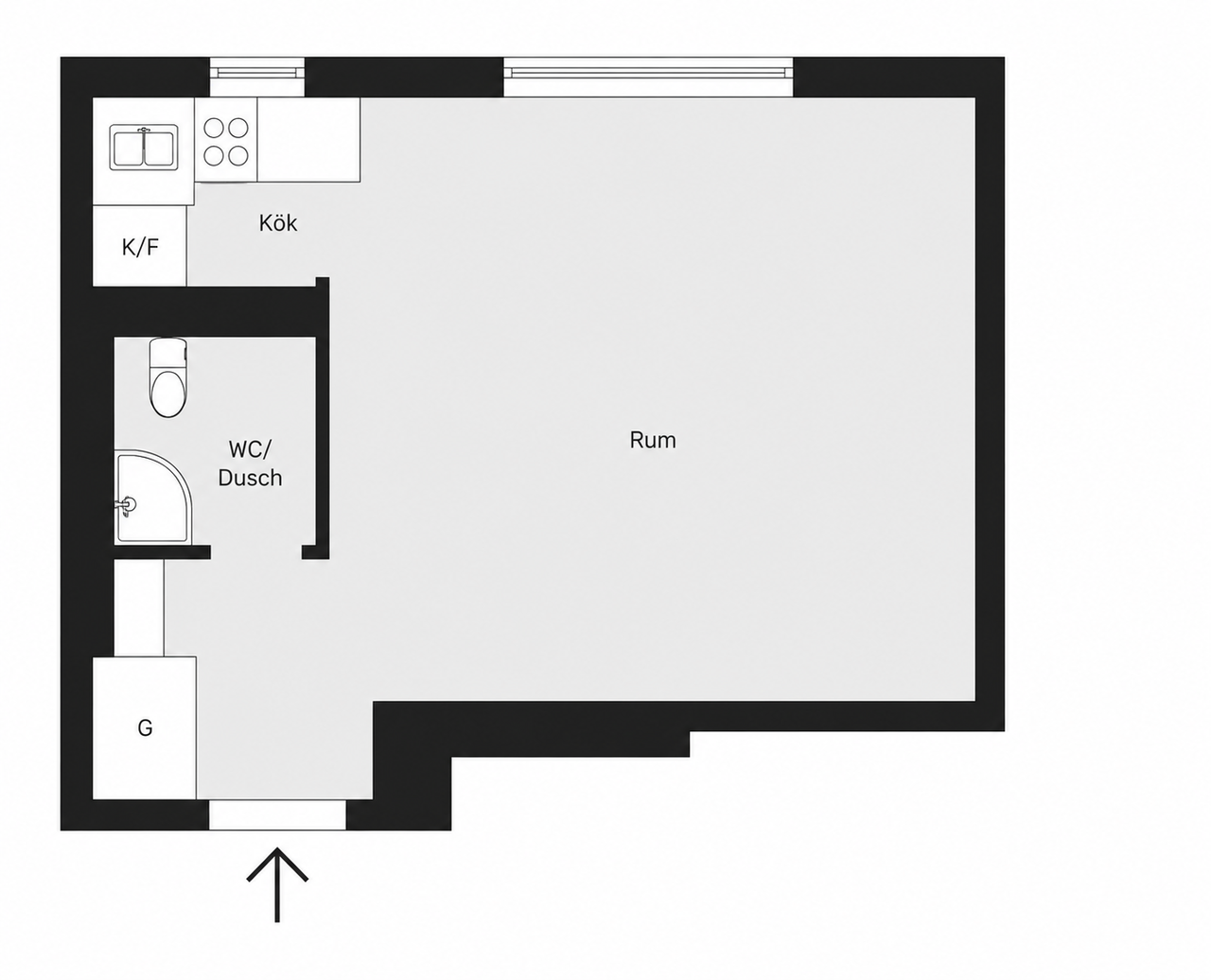 1 rok · 20 m² i Johanneshov – bild 10