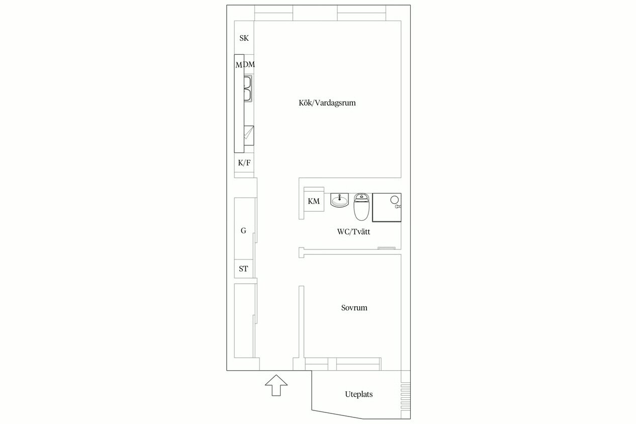 Lägenhet, 2 rooms, 51 sqm, Mölndal
