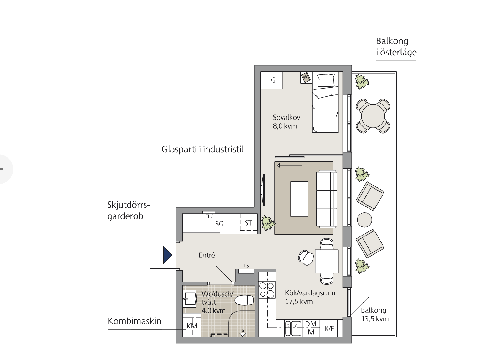 1 rok · 37 m² i Umeå – bild 8