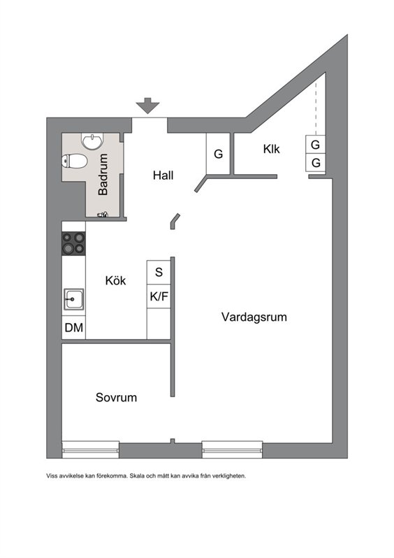 Lägenhet, 2 rooms, 49 sqm, Stockholm