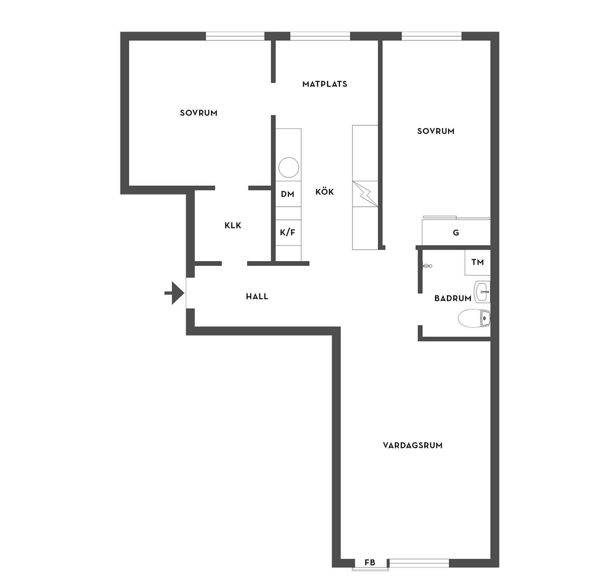 2 rok · 65 m² i Nyköping – bild 5
