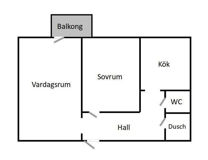 2 rok · 59 m² i Danderyd – bild 2