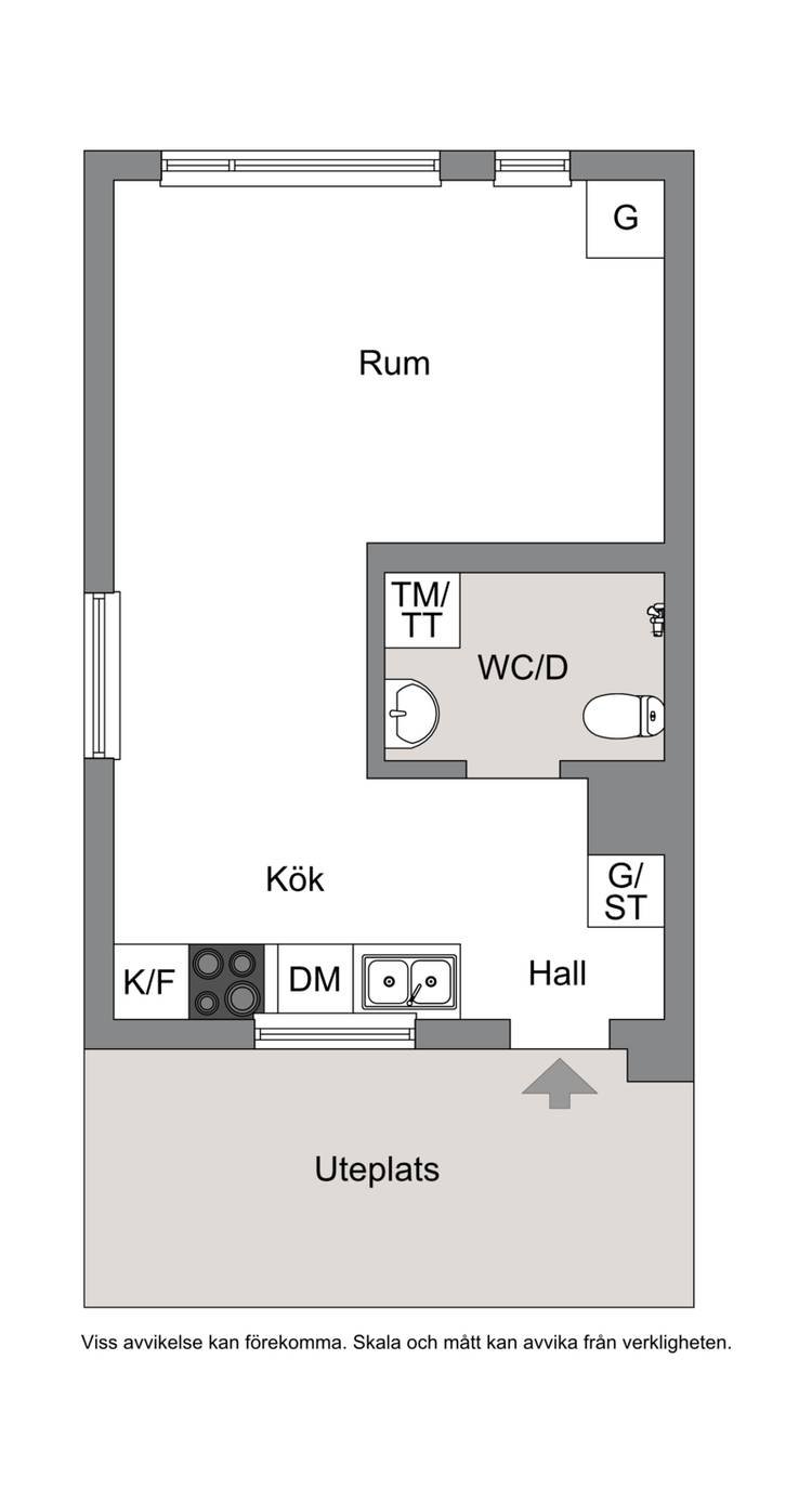 1 rok · 32 m² i Upplands Väsby – bild 17
