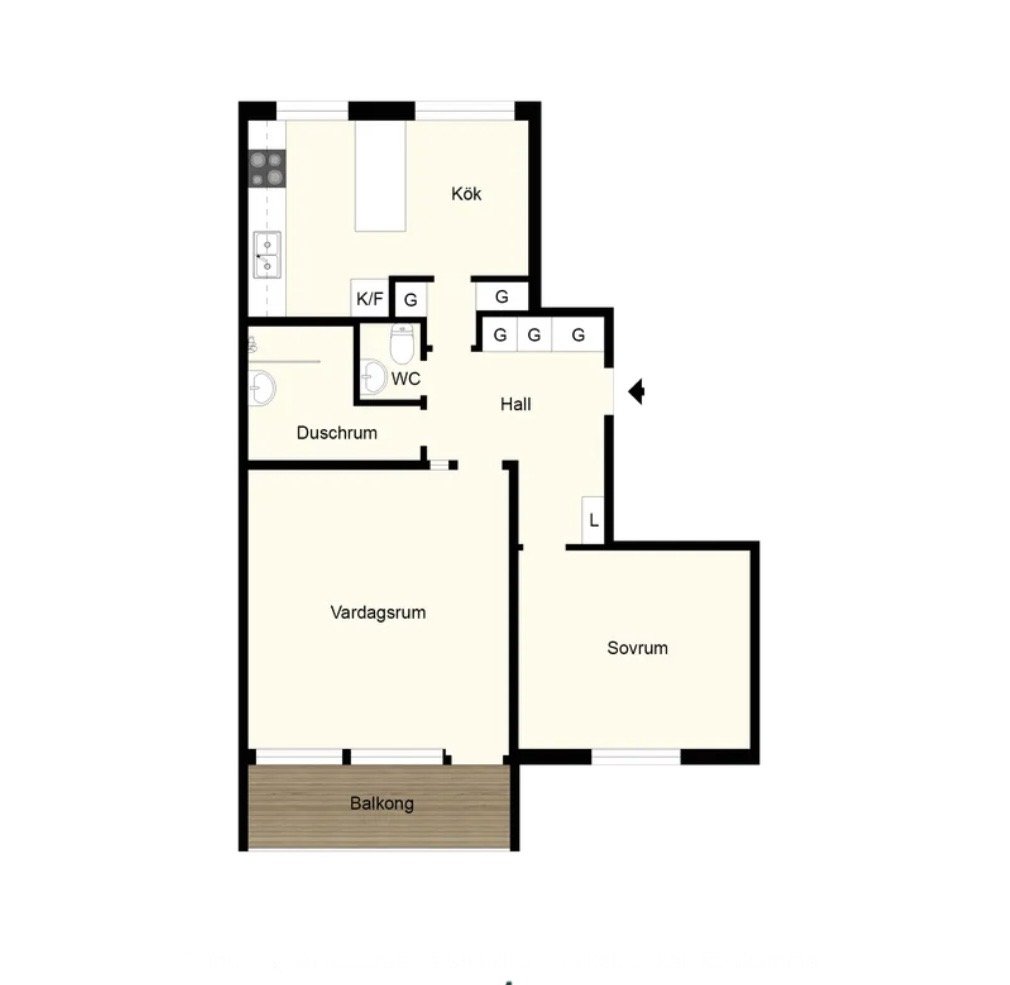 Lägenhet, 2 rooms, 67 sqm, Skärholmen