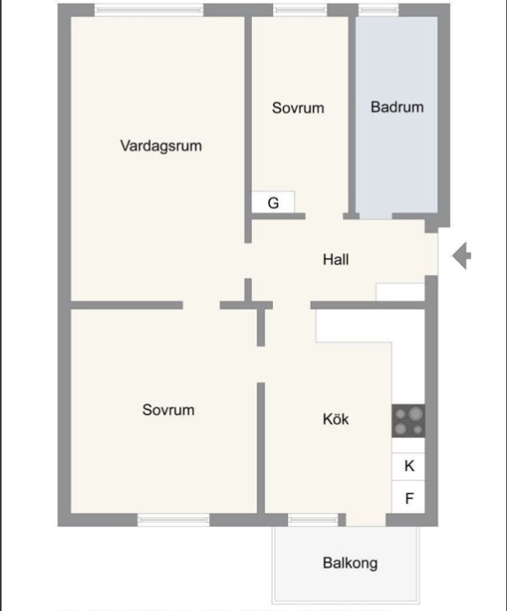 1 rok · 20 m² i Kista – bild 10