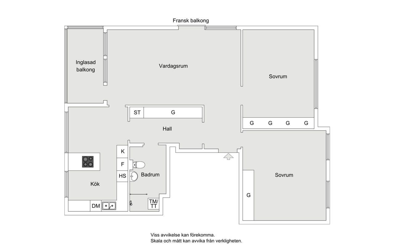 Lägenhet, 2 rooms, 85 sqm, Handen