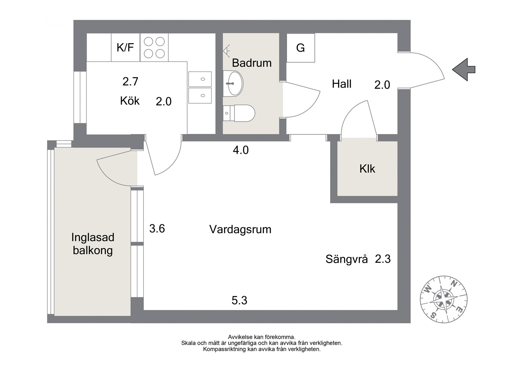 2 rok · 33 m² i Hälleforsnäs – bild 9