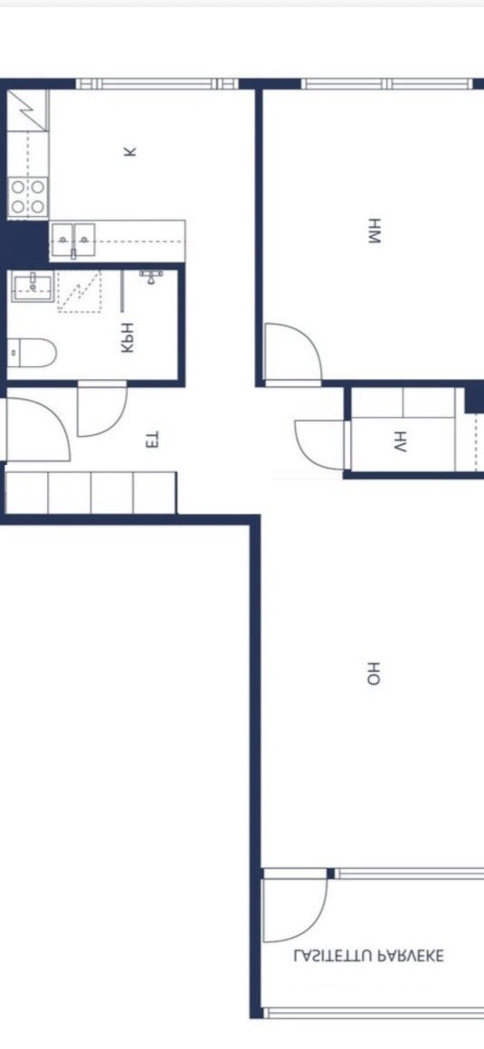 Viehättävä rauhallinen iso kaksio Mattilassa 2