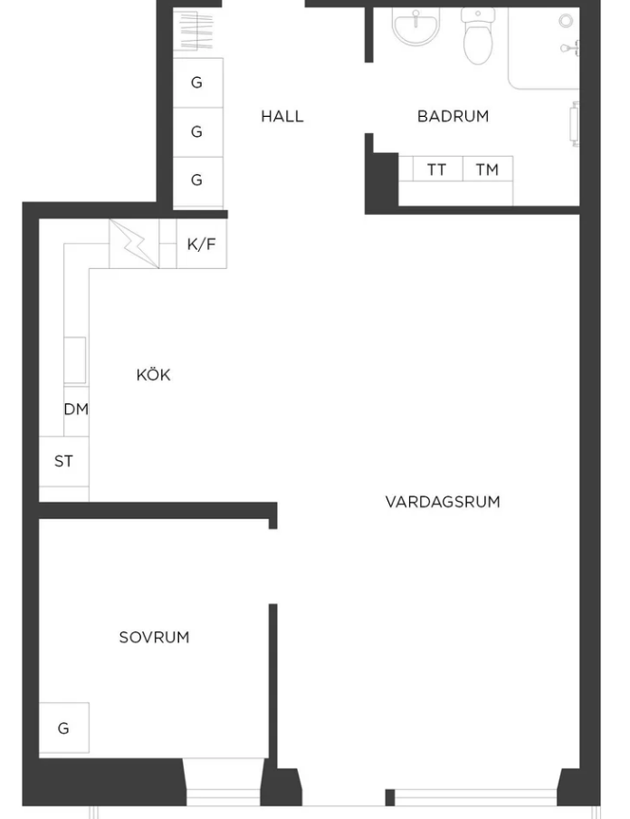 2 rok · 53 m² i Göteborg – bild 3