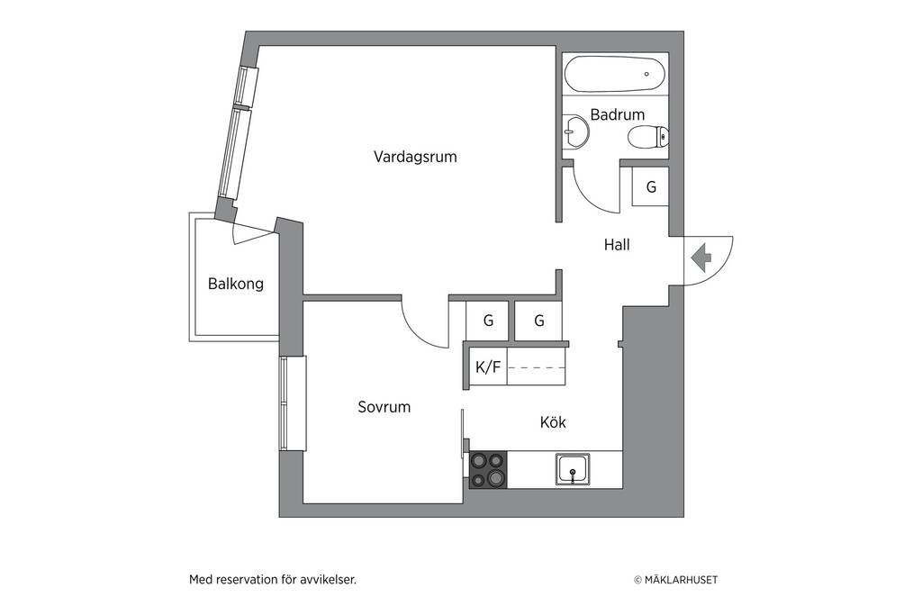 2 rok · 37 m² i Norrköping – bild 2