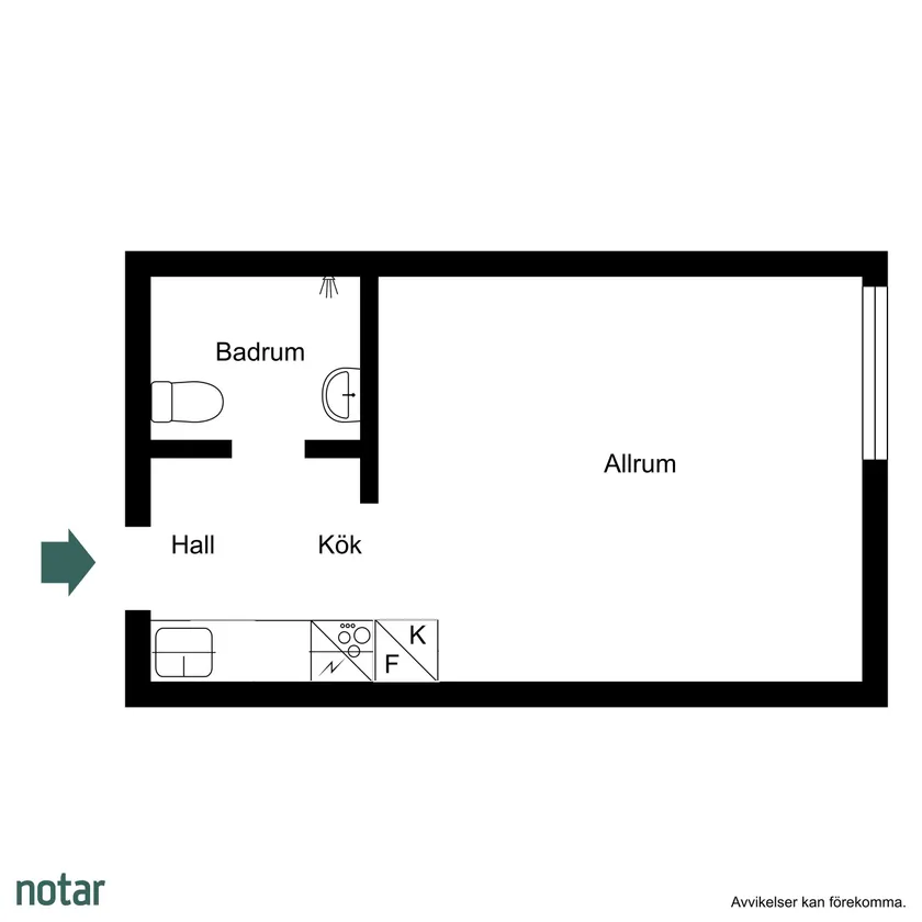 1 rok · 22 m² i Stockholm – bild 7