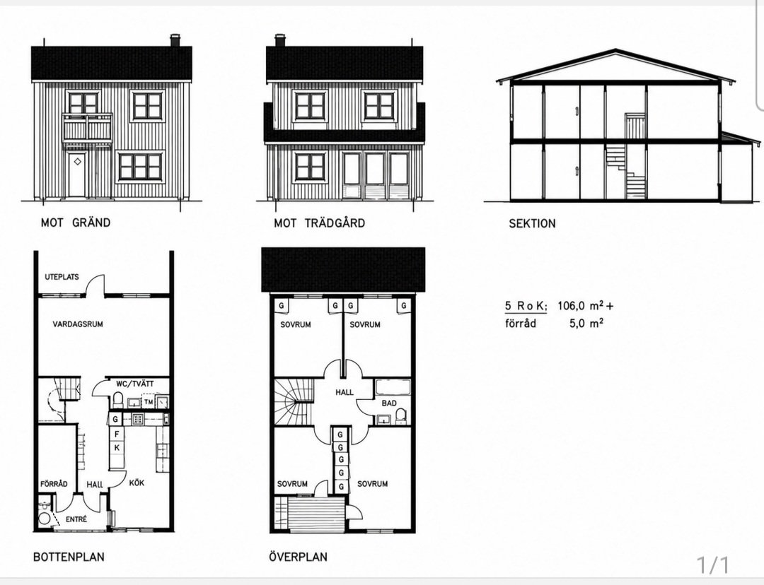 5 rok · 106 m² i Sala – bild 2