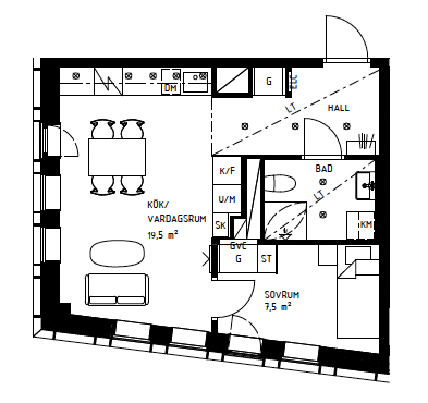 2 rok · 45 m² i Stockholm – bild 8