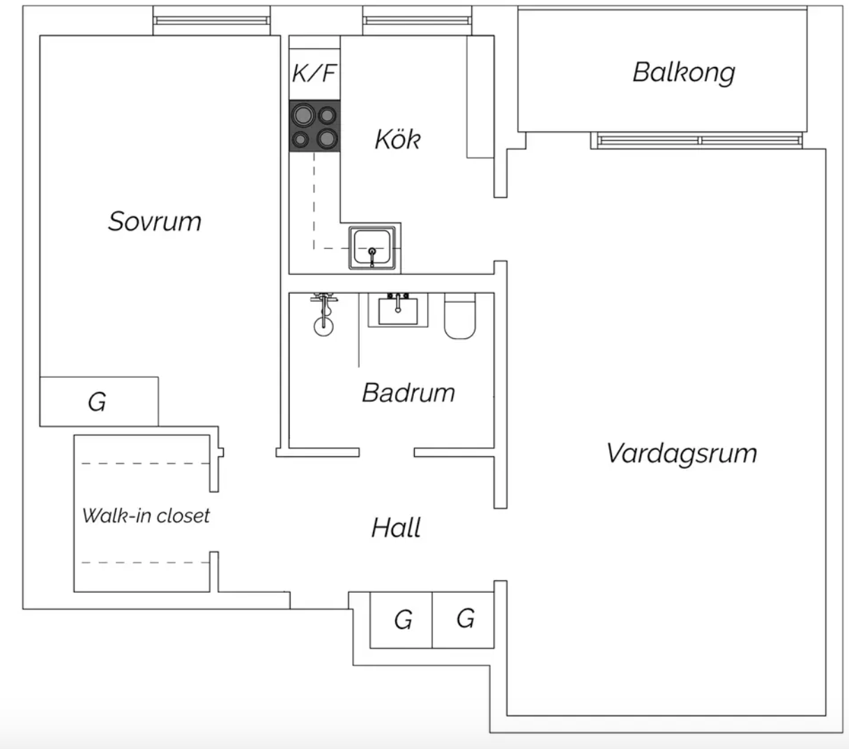 2 rok · 52 m² i Malmö – bild 8