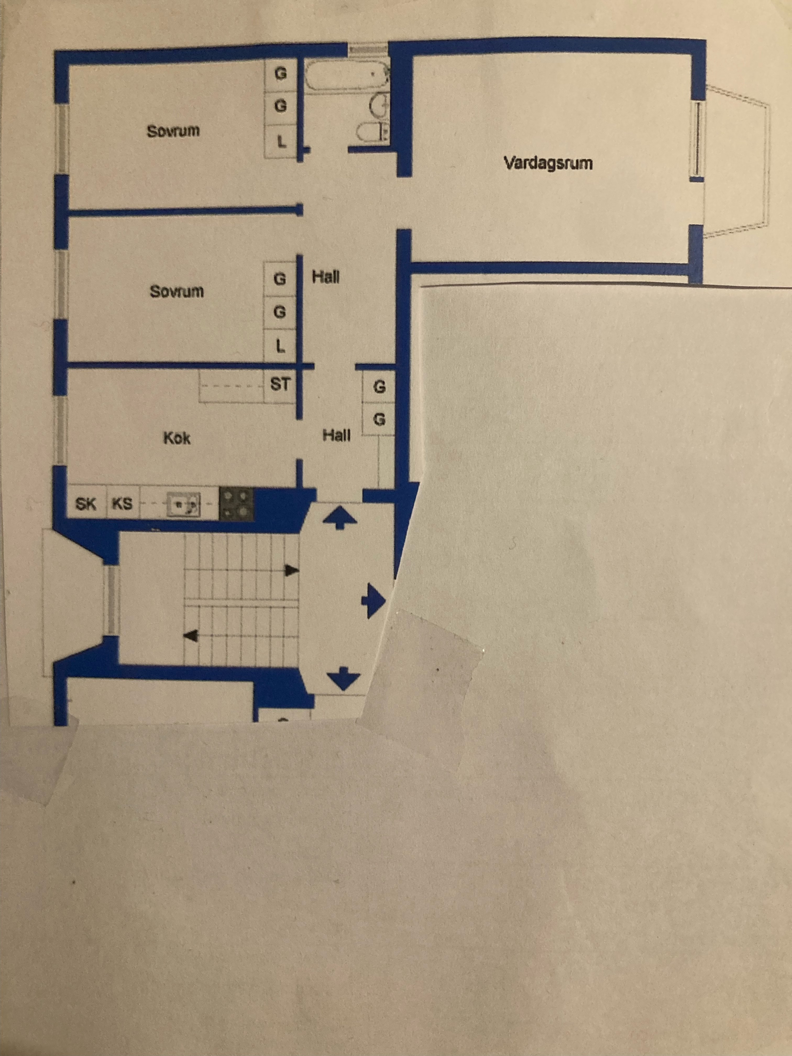 Lägenhet, 3 rooms, 68 sqm, Örnsköldsvik
