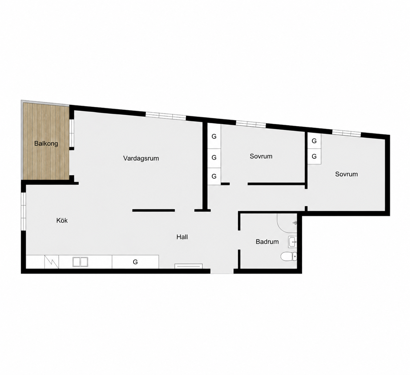 3 rok · 76 m² i Stockholm – bild 5