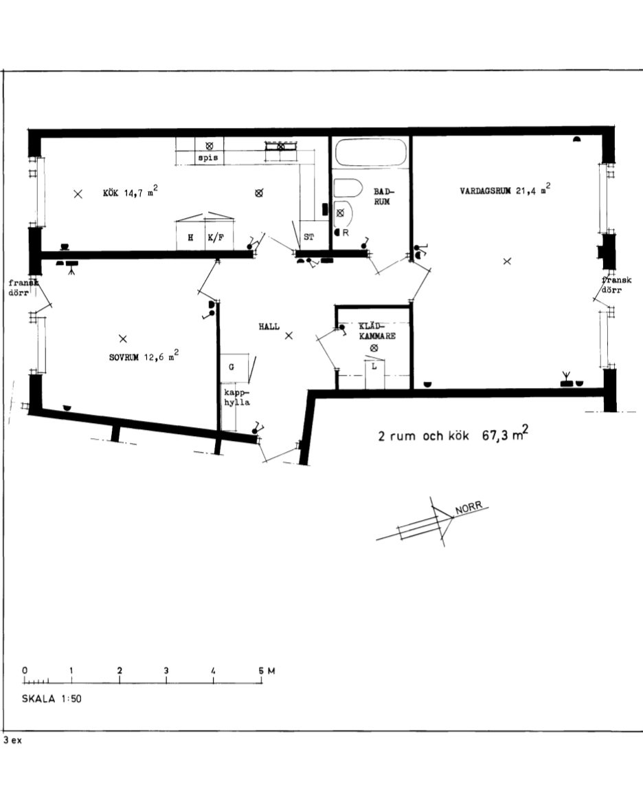 Lägenhet, 2 rooms, 68 sqm, Örebro