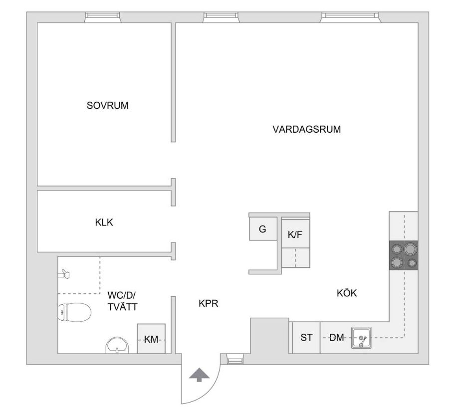 2 rok · 55 m² i Täby – bild 11