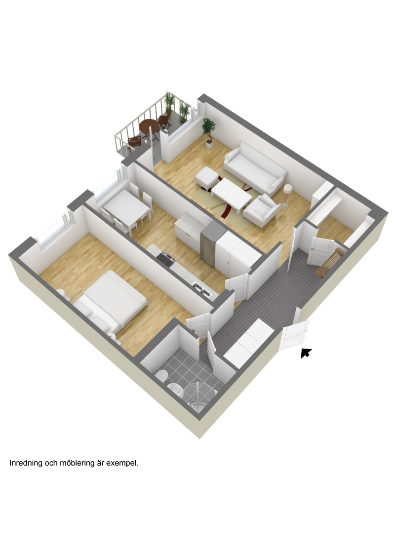 2 rok · 65 m² i Linköping – bild 2