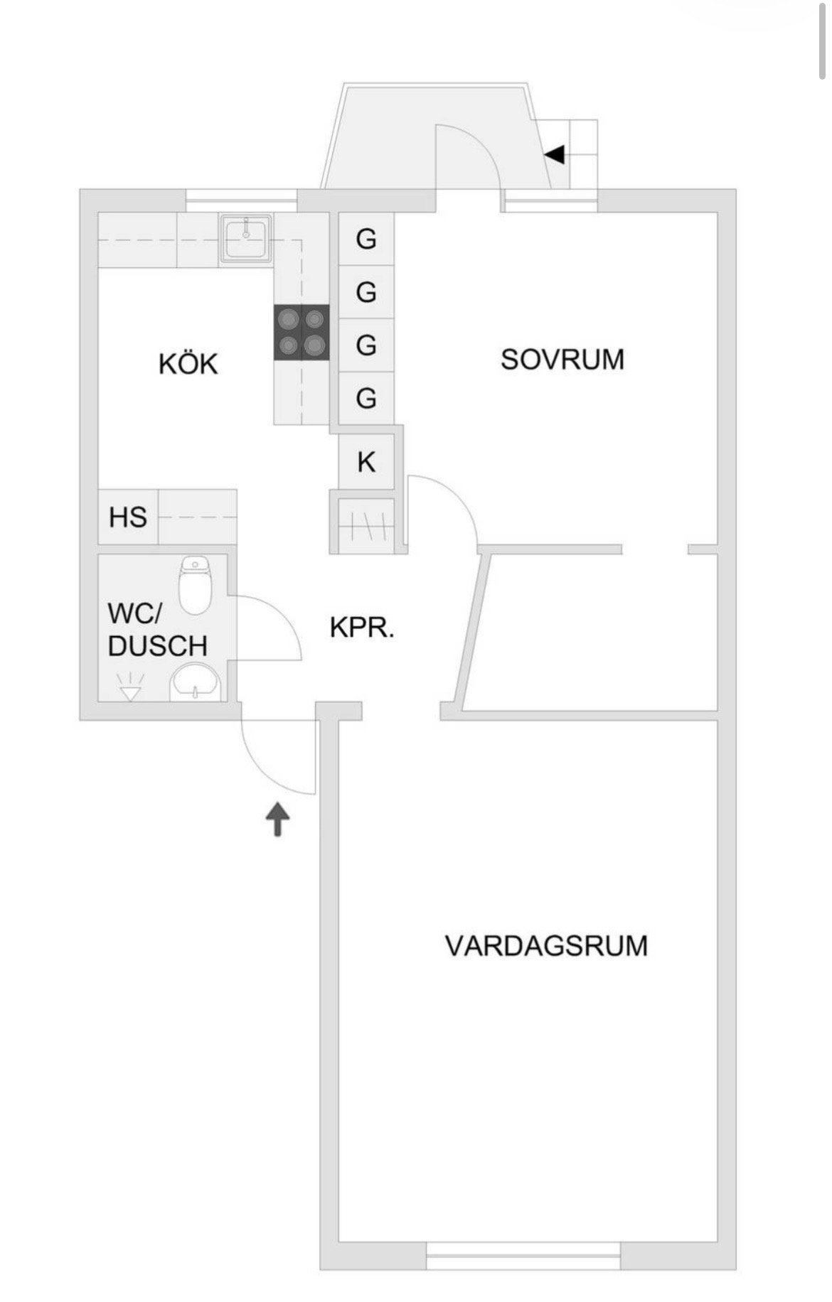 3 rok · 60 m² i Umeå