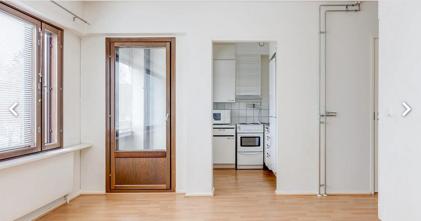 apartment at Kasarminkatu, Kajaani 3