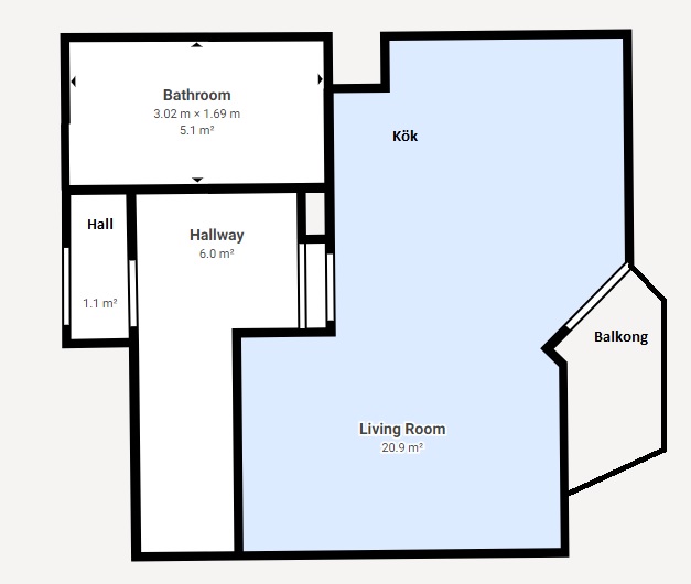 3 rok · 64 m² i Helsingborg – bild 6