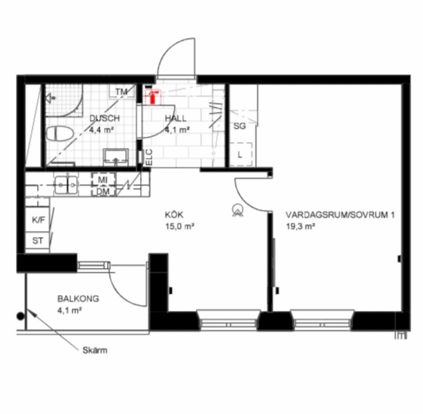 2 rok · 46 m² i Stockholm – bild 4