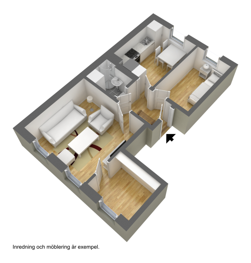 2 rok · 52 m² i Helsingborg – bild 5