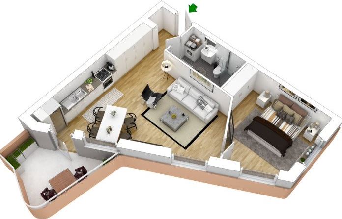 Hyreslägenhet på Halmstad i halmstad