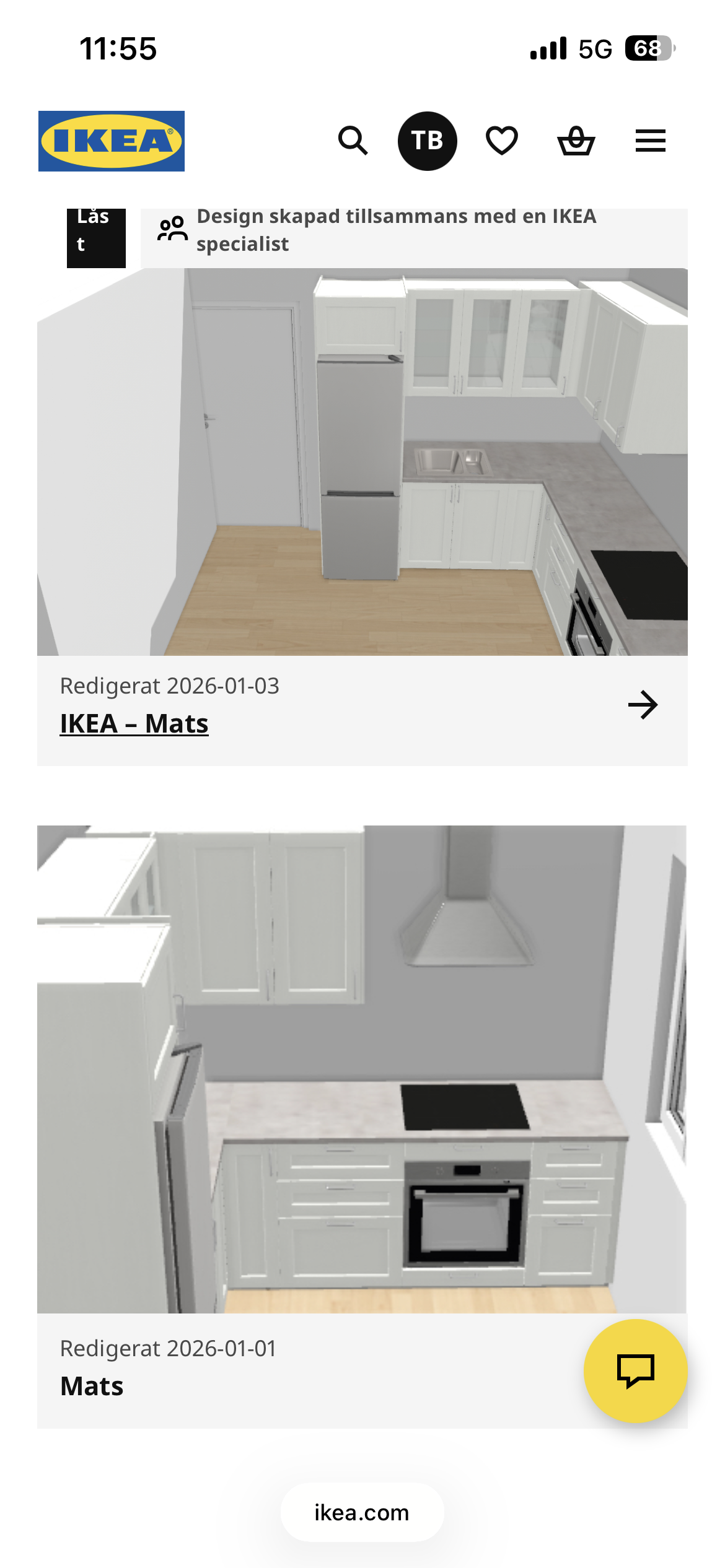 Lägenhet, 2 rooms, 55 sqm, Osby