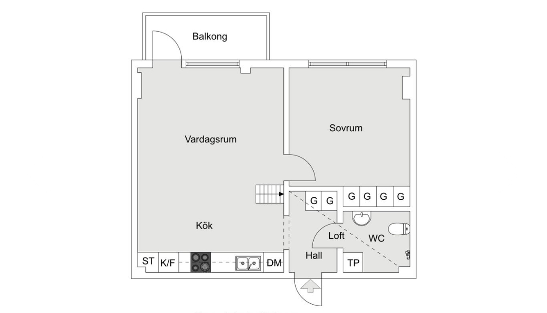 2 rok · 50 m² i Gustavsberg – bild 21
