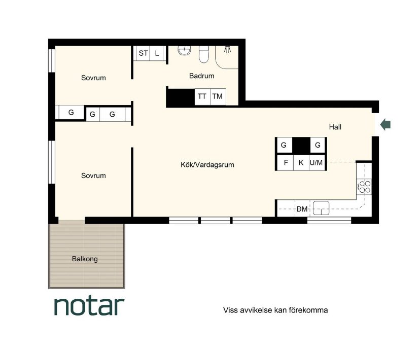 Lägenhet, 1 rum, 12 kvm, Sundbyberg