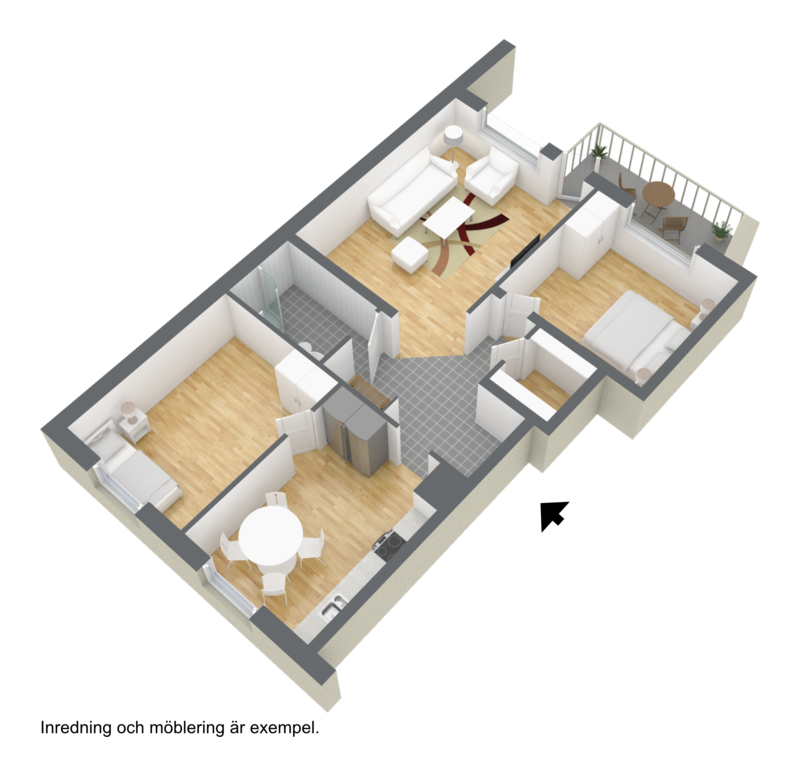 3 rok · 78 m² i Borås – bild 3