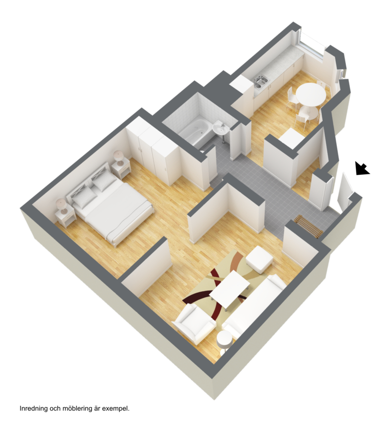 2 rok · 57 m² i Helsingborg – bild 7