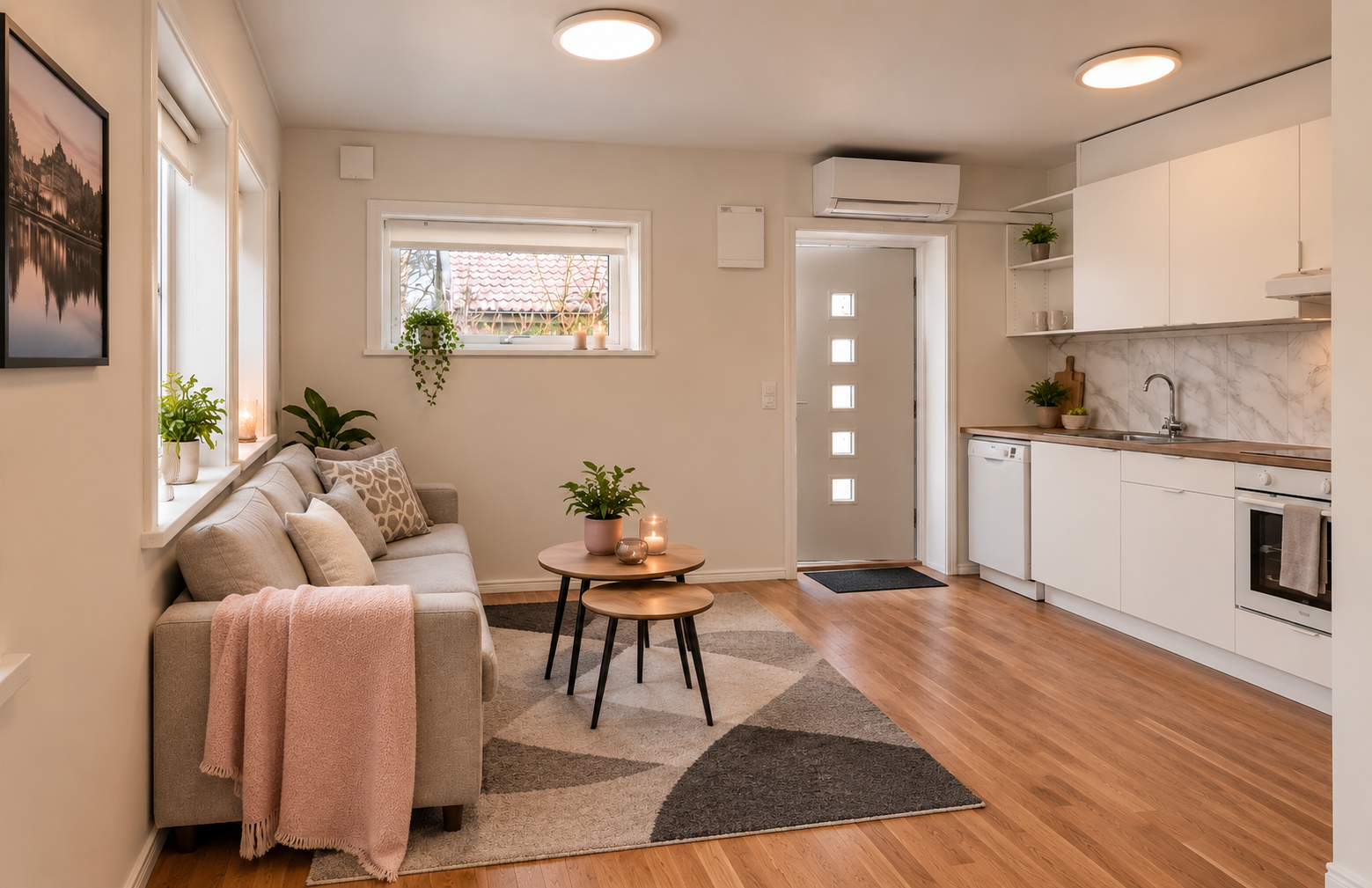 Hus, 30 m², tomt 30 m²